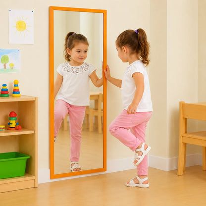 Childrens Wall Mounted Unbreakable Mirror-Childrens Wall Mounted Unbreakable Mirror