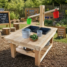 Childrens Wooden Water Outdoor Play Unit-Childrens Wooden Water Outdoor Play Unit