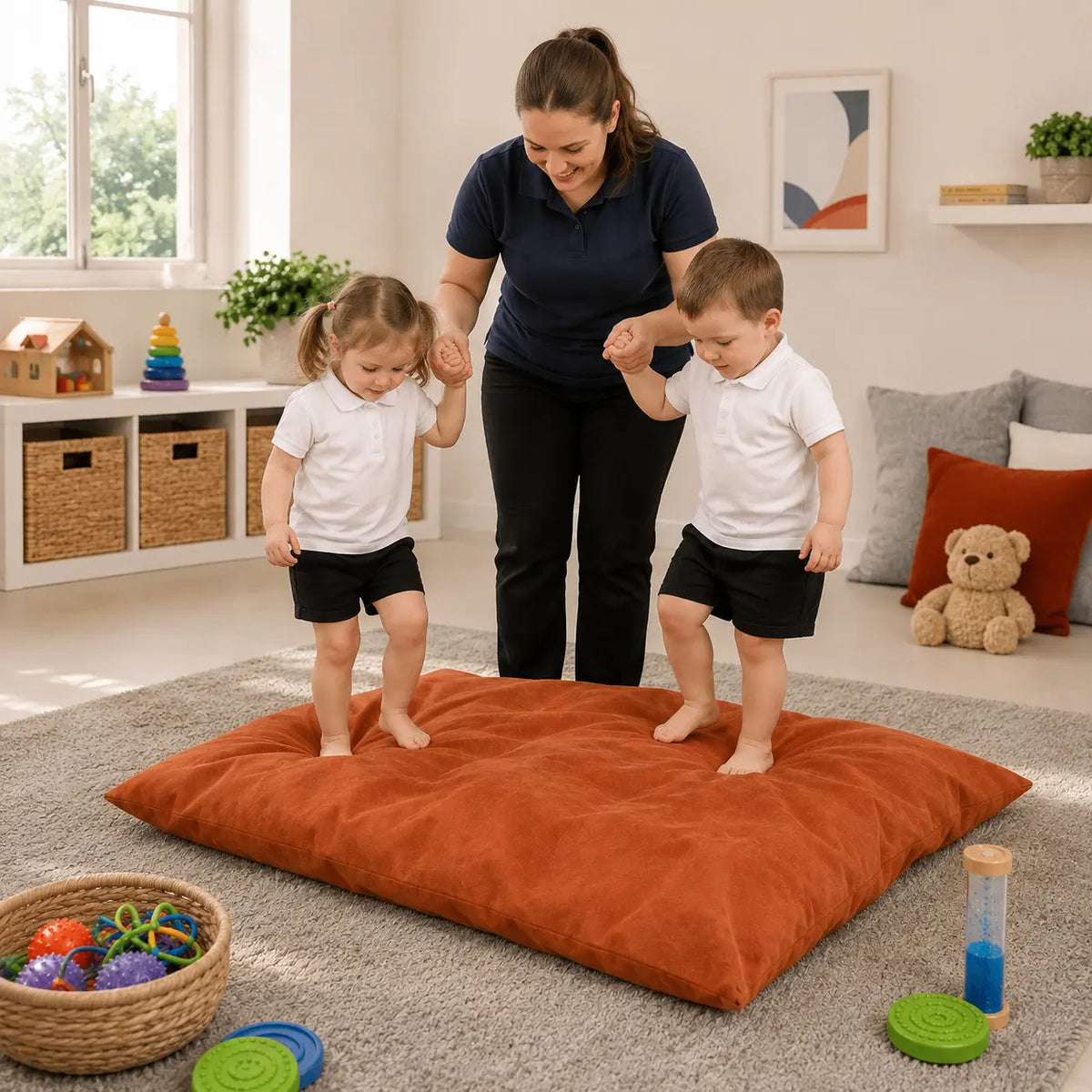Chillout Wibble Wobble Mat supervised standing balance activity