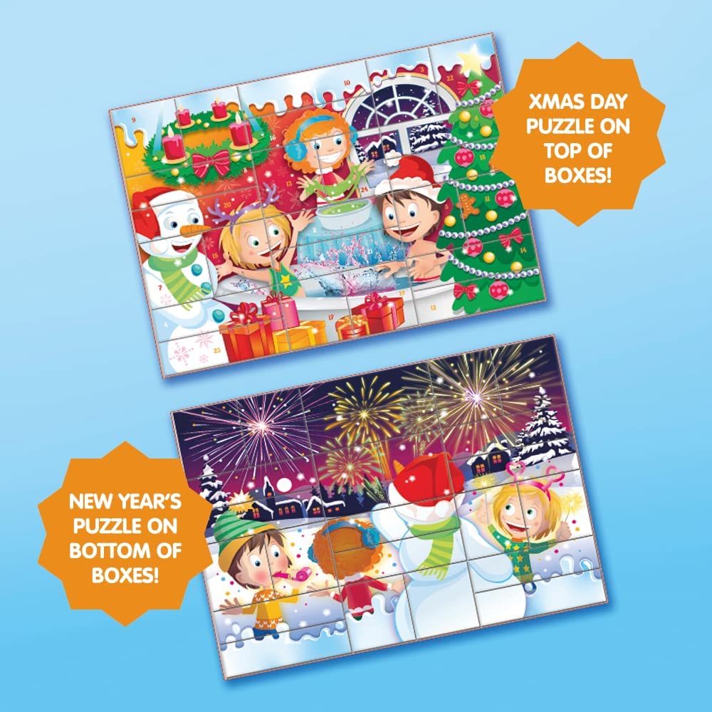 Christmas Advent Calendar from Zimpli Kids, Introducing the Ultimate Zimpli Kids Advent Calendar for an Unforgettable December! Get ready to embark on a daily adventure this December with our incredible Zimpli Kids Advent Calendar. Count down to Christmas with a burst of excitement as you open a new surprise behind each of the 24 doors, starting from the 1st of December. Unwrap the joy of sensory exploration with a wide variety of messy play resources that will keep the fun flowing throughout the holiday se