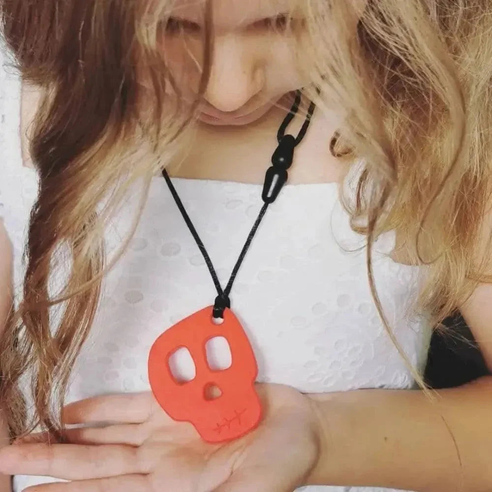 CHUIT Chew Skull Necklace-CHUIT Chew Skull Necklace
