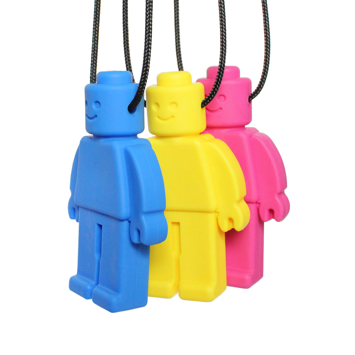 CHUIT Chewy Buddy Chew Necklace, The CHUIT Chewy Buddy Chew Necklace offers a fashionable and inconspicuous alternative for individuals seeking a chewing solution. Designed especially for LEGO enthusiasts, this chew necklace not only satisfies the need to chew but also serves as an oral fidget, providing comfort and relaxation during moments of distress or anxiety. Crafted with the utmost care and consideration for individuals with special needs, this chew necklace is proudly manufactured by us. Choose the 
