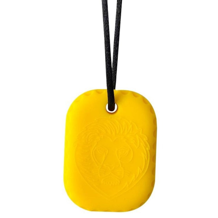 CHUIT Lion Chew Pendant, The CHUIT Lion Chew Pendant is a cool solution for children who need a sensory outlet when feeling nervous or fidgety.The CHUIT Lion Chew Pendant is perfect for fidgeting hands and chewers.The CHUIT Lion Chew Pendant has been developed for children and adults who seek oral sensory feedback and this chew combines the best in safety and hygiene with textures, different levels of hardness and shapes. Our CHUIT Lion Chew Pendant range is good for: Children with autism or other additiona