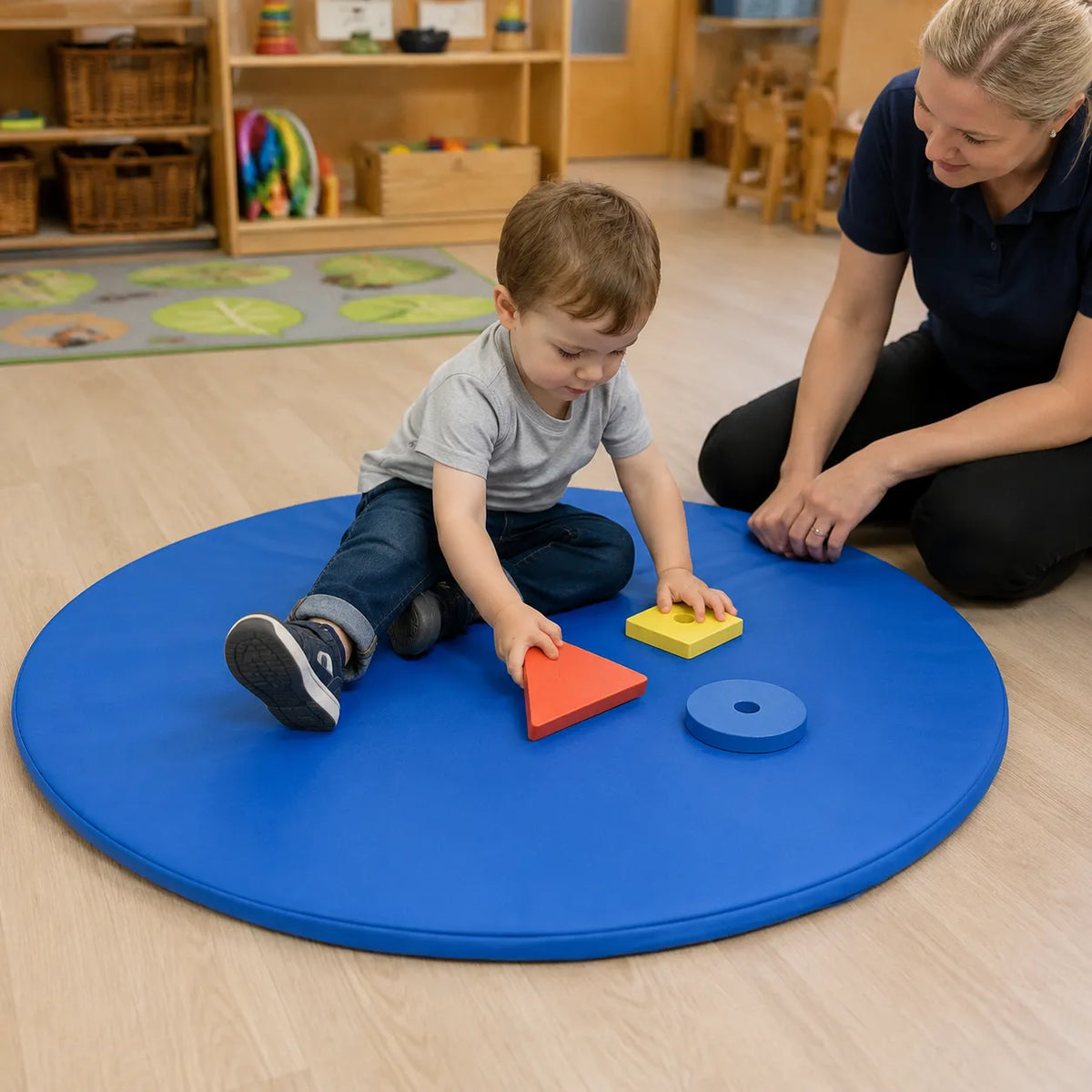 Circular Play Mat 95cm with supervised shape play