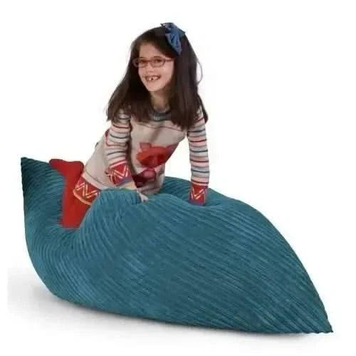 Classic Cord Junior Bean Bag - Green-Classic Cord Junior Bean Bag - Green
