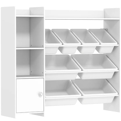 Classic Toy 8 Bin Storage Unit-Classic Toy 8 Bin Storage Unit