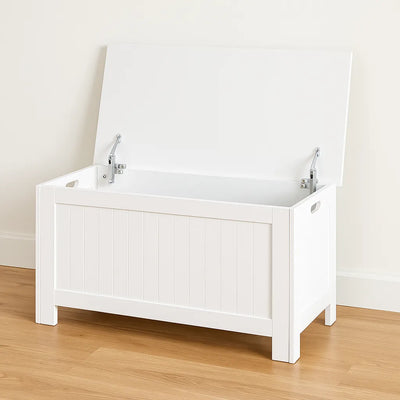 Classic White Toy Chest-Classic White Toy Chest