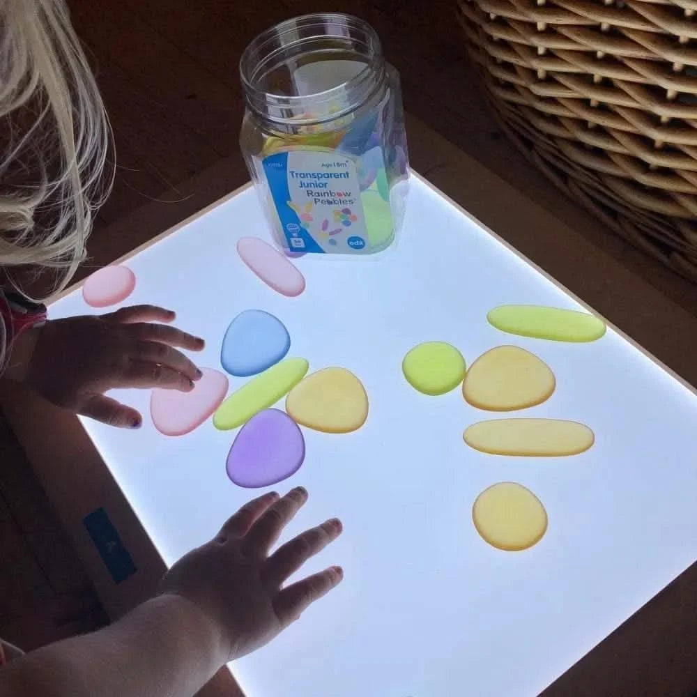 Clear Junior Rainbow Pebbles-Clear Junior Rainbow Pebbles
