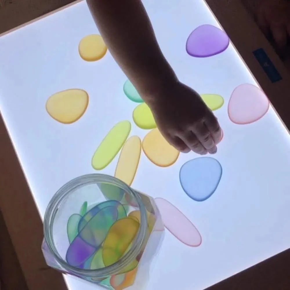 Clear Junior Rainbow Pebbles-Clear Junior Rainbow Pebbles