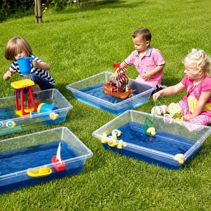 Clear Sand and Water Trays 4 Pack-Clear Sand and Water Trays 4 Pack