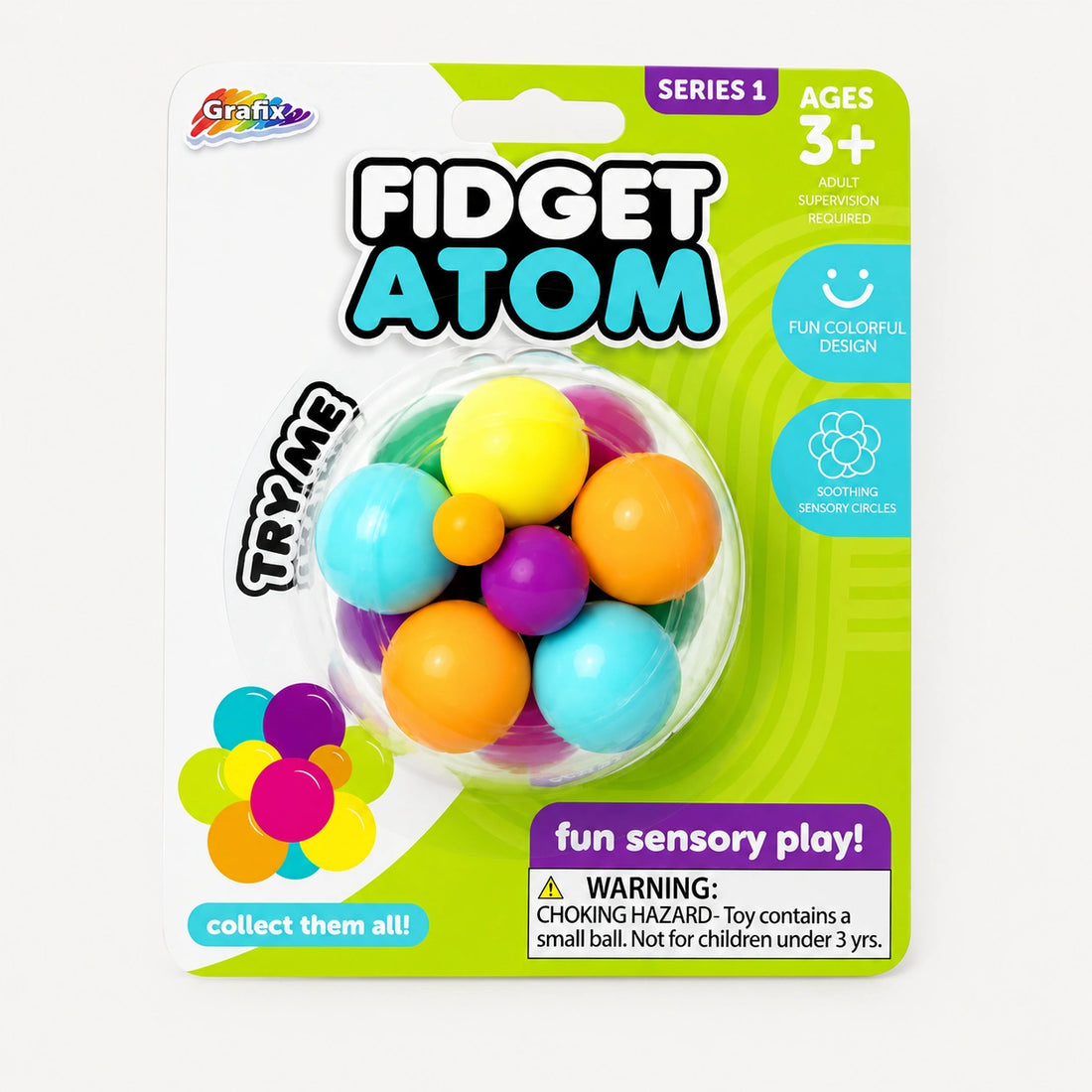 Clicky Clack Fidget Ball-Clicky Clack Fidget Ball