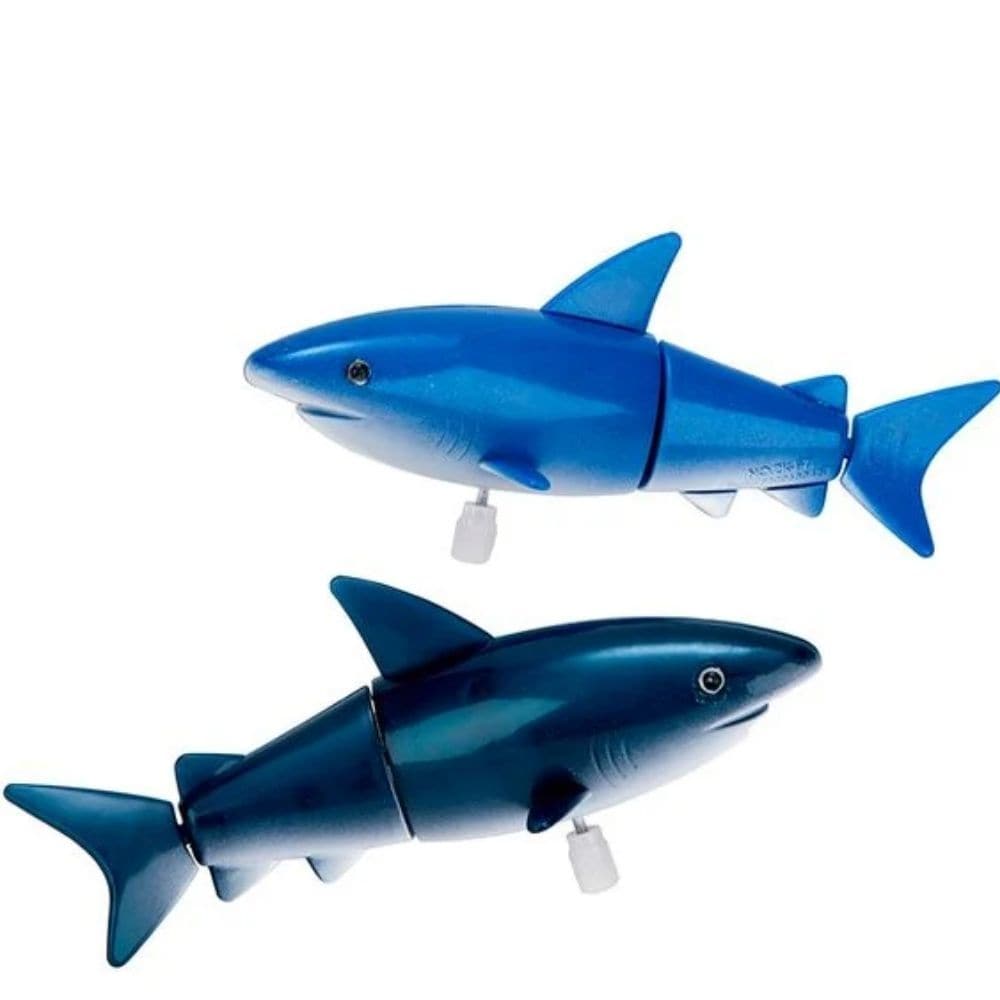 Clockwork Shark, Introducing the Clockwork Shark Bath Toy, a delightful addition to your little one's bath time routine. This wind-up toy is designed to amaze and entertain children as they watch the shark swim through the water.With a simple twist of the clockwork mechanism, this shark bath toy magically comes to life. As it swims, its rear fin gracefully swishes back and forth, propelling it forward with a realistic swimming motion. Your child will be captivated by the shark's graceful movements as it gli