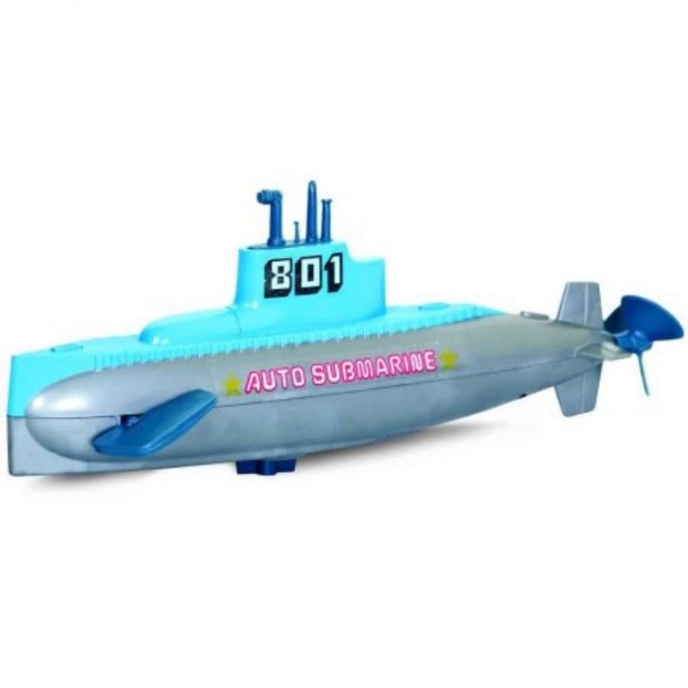 Clockwork Submarine, The Clockwork Submarine is the ultimate toy for bath or pool time fun! Say goodbye to constantly replacing batteries because this innovative submarine is powered by a simple winding mechanism. Just wind up the Clockwork Submarine and watch as it effortlessly dives beneath the water's surface, exploring the depths of your bathtub or pool! With its easy-to-use wind-up action, your little one can enjoy endless submarine adventures without the hassle of battery changes.Once the Clockwork Su
