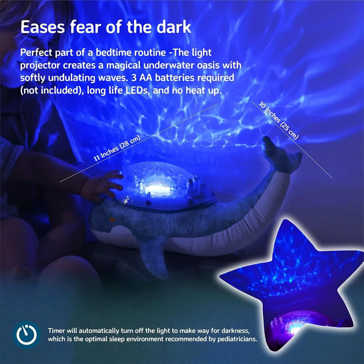 Cloud B Tranquil Whale Rechargeable – Blue-Cloud B Tranquil Whale Rechargeable – Blue