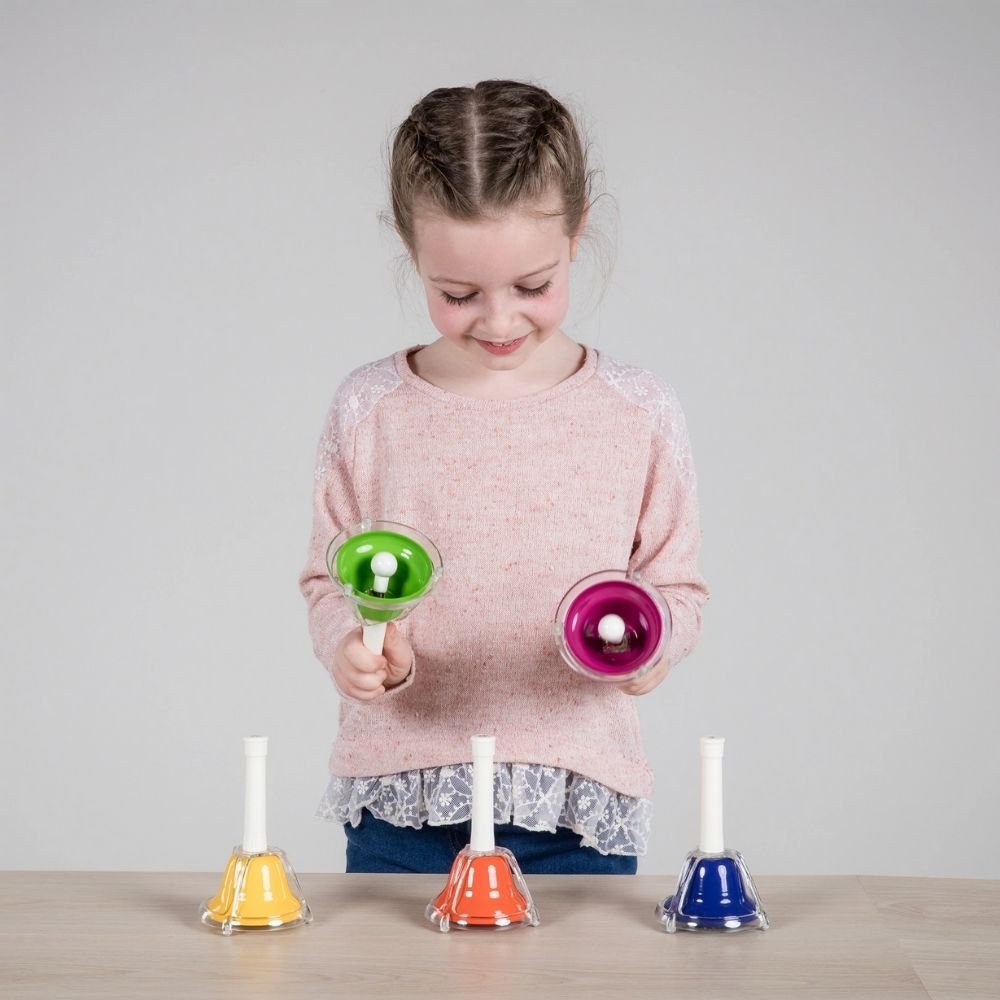 Colour and Play percussion kit, This vibrant Colour & Play percussion kit contains a superb range of fun multi-coloured instruments designed specially for young children. The Colour and Play percussion kit is suitable for up to 24 players making it ideal for use in primary school classrooms. These instruments are vibrantly coloured according to our colour matching note system, which means that anyone can enjoy playing without requiring any knowledge of musical notation. This fab early years percussion kit c