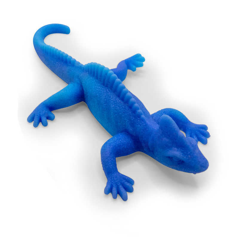 Colour Change Lizards, Introducing our captivating and versatile Colour Change Lizard! This flexible lizard figure is not only a fun toy for imaginative play, but it also boasts an impressive colour-changing feature.Simply warm the Colour Change Lizard in your hands or under hot water, and watch as its vibrant hues transform before your eyes. From cool greens and blues to fiery reds and yellows, the lizard's colours change in response to the temperature. As it cools down, it gradually returns to its origina
