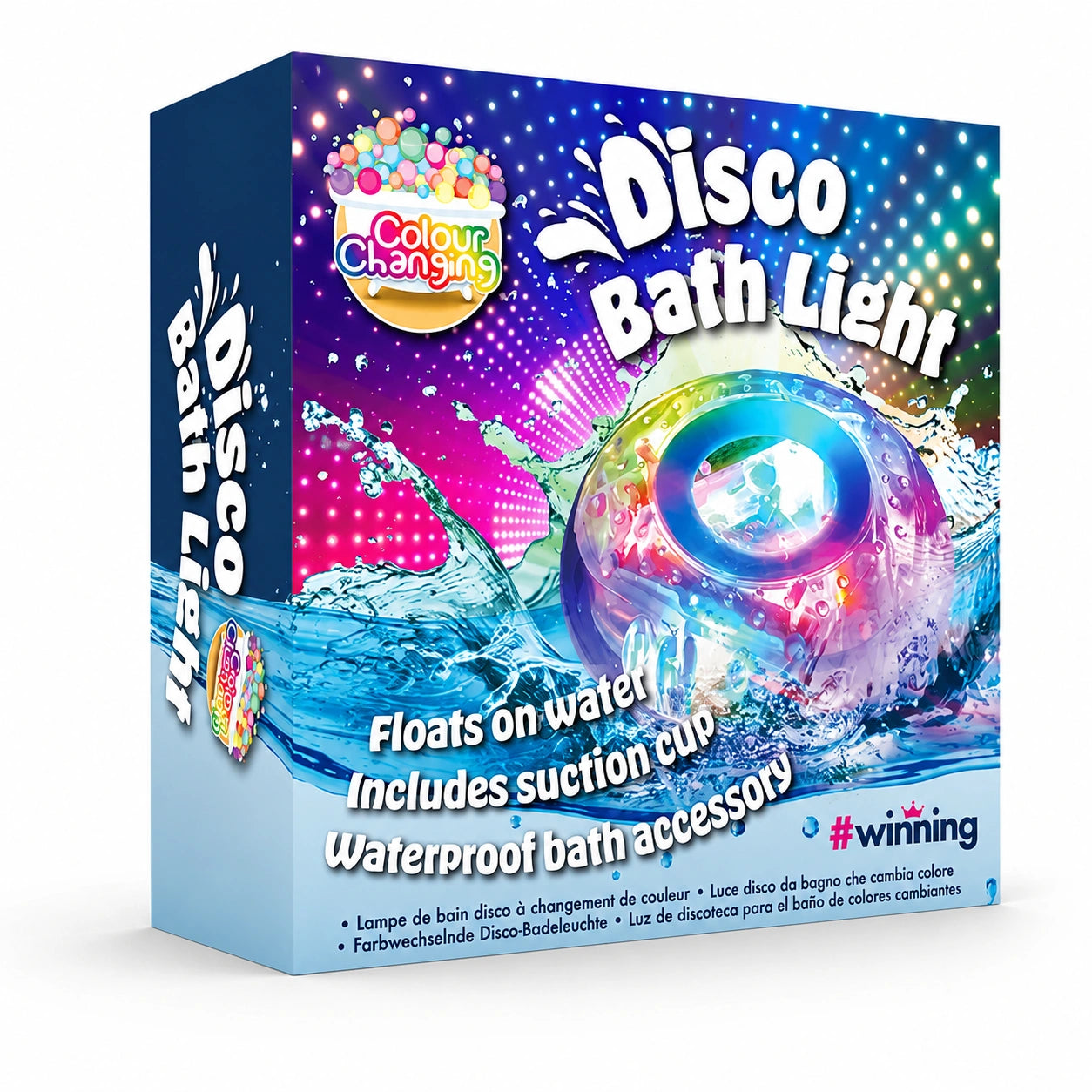 Colour Changing Disco Bath Light-Colour Changing Disco Bath Light
