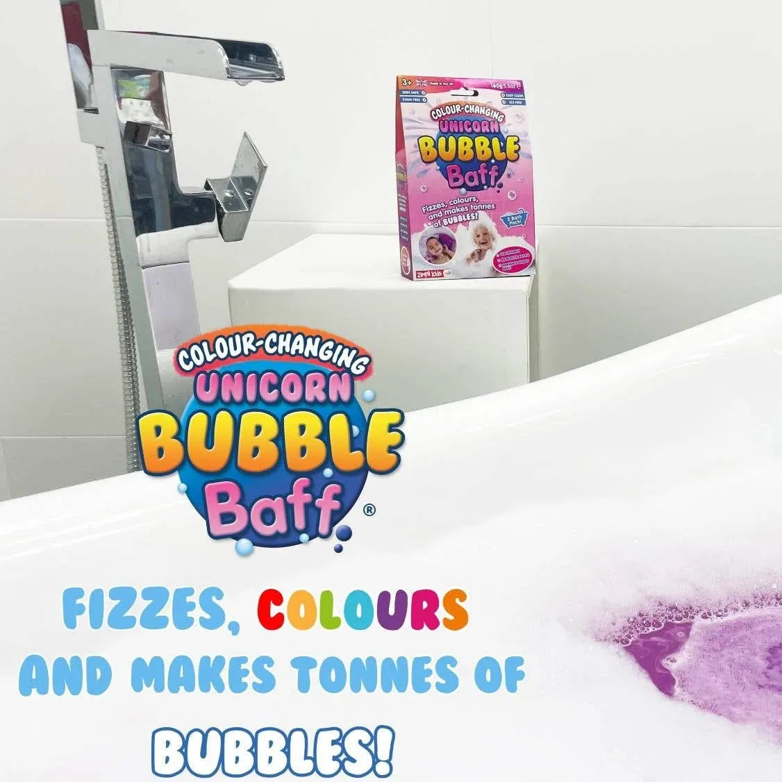 Colour Changing Powder Unicorn Bubble Bath-Colour Changing Powder Unicorn Bubble Bath