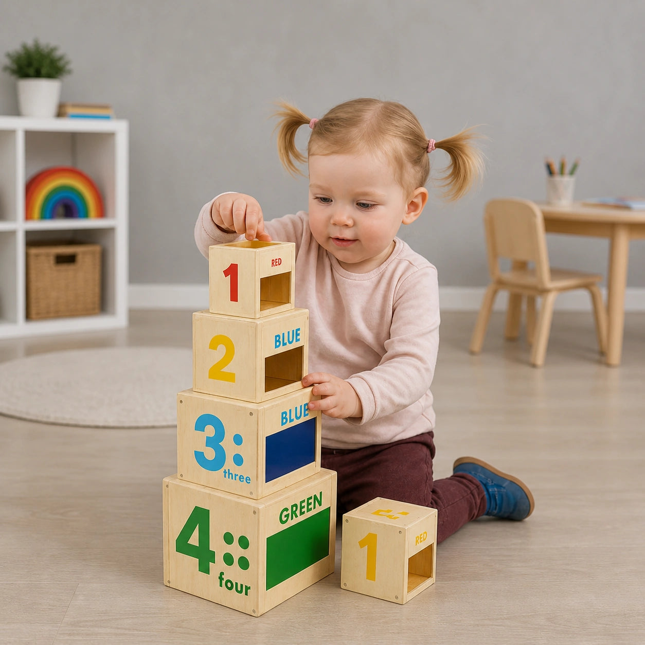 Colour Discovery Stacking Cubes-Colour Discovery Stacking Cubes