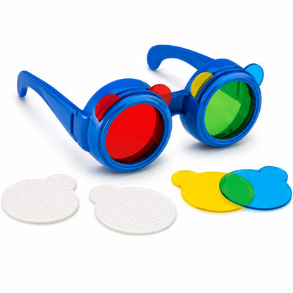 Colour mixing glasses-Colour mixing glasses