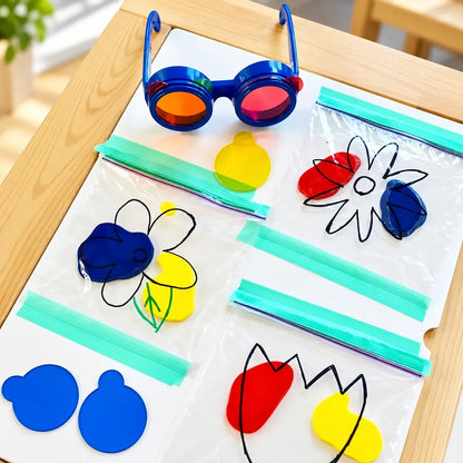 Colour Mixing Glasses-Colour Mixing Glasses