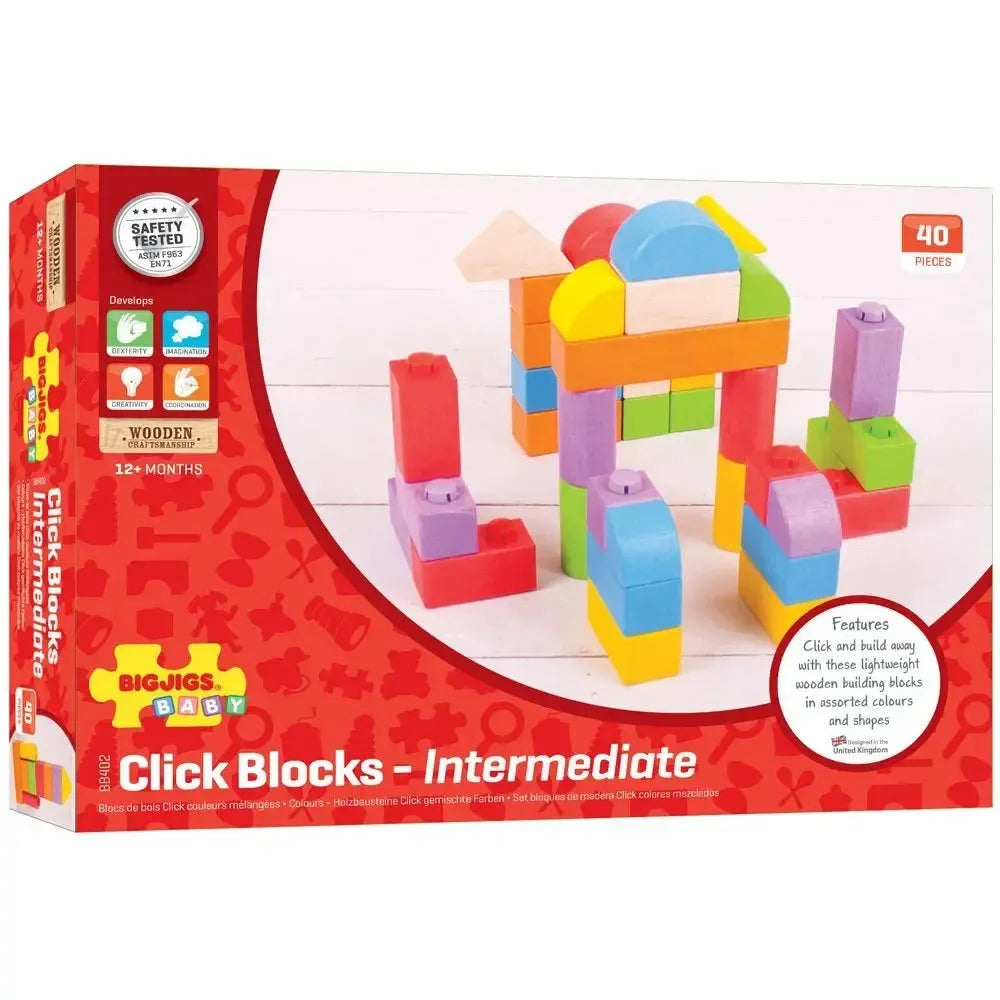 Click Blocks Inside Box Coloured Click Blocks (100 Pieces),Click blocks,Bigjigs click blocks ...