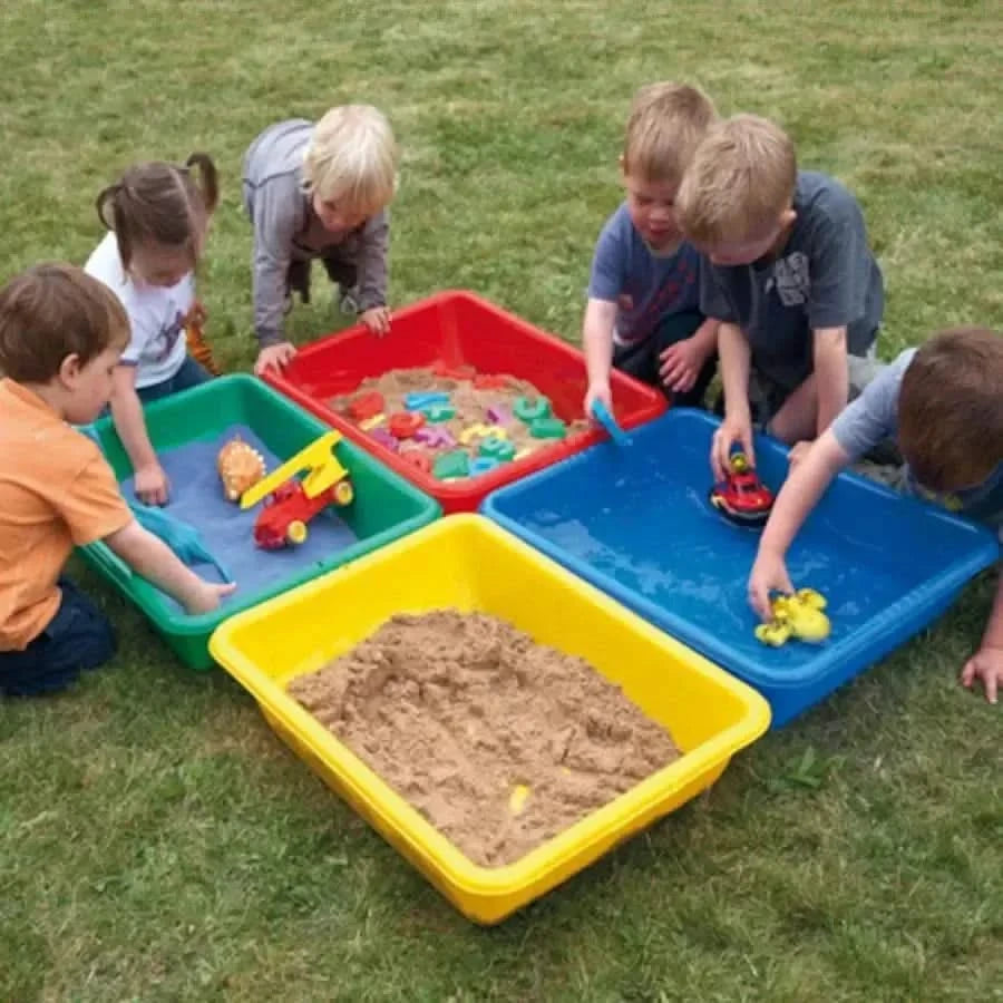 Coloured Desktop Sand and Water Tray Fun Pack Of 4-Coloured Desktop Sand and Water Tray Fun Pack Of 4