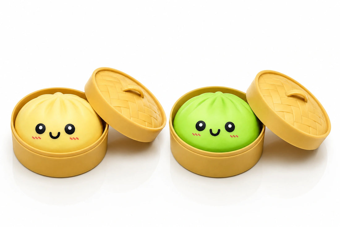Coloured Squish Bao Bun-Coloured Squish Bao Bun