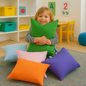 Colourful Floor Cushions Pack of 5