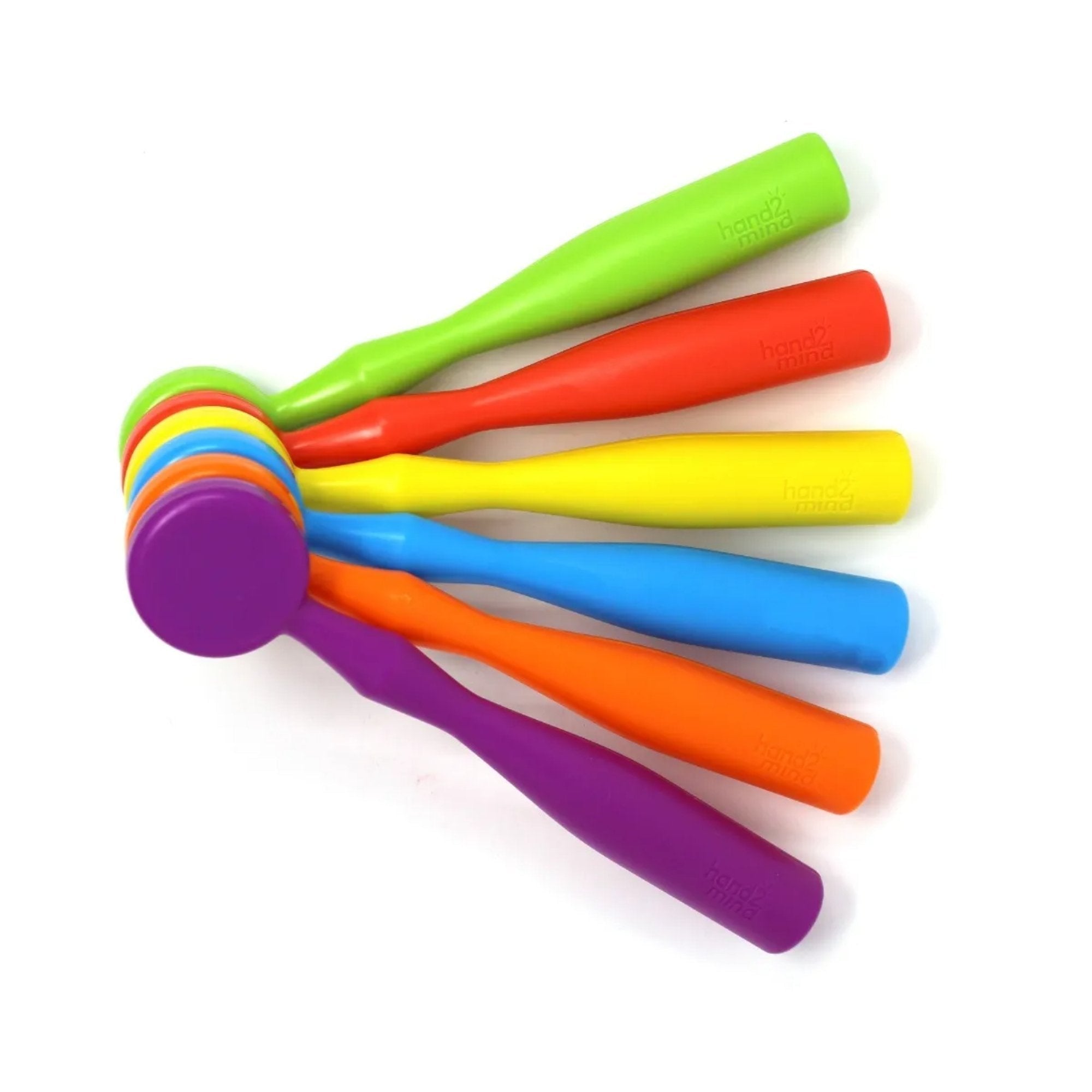 Colourful Magnetic Wands Set of 6, Use the Colourful Magnetic Wands in the classroom with the Lowercase Alphabet Counters (sold separately) for hands-on interactive early years literacy learning. The Colourful Magnetic Wands are easy for little hands to grip and can be used for a wide variety of activities including learning letters and building. The Colourful Magnetic Wands Set of 6 provide a multisensory approach to learning early literacy skills such as blending and segmenting sounds. Colourful Magnetic 