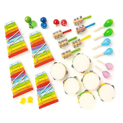 Colourful Pre School Musical Instrument Set 30pcs-Colourful Pre School Musical Instrument Set 30pcs
