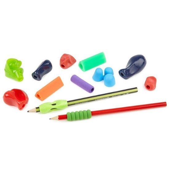 Combi Pack Pencil Grips, With the Combi Pack Pencil Grips, you no longer have to worry about finding the perfect pencil grip for your writing needs. This amazing pack contains 12 different pencil grips, ensuring that you have a varied mix to choose from.Whether you are a student, teacher, or occupational therapist, the Combi Pack Pencil Grips is the perfect tool for you. It offers a selection of styles that are perfect for first-time users as well as those within a classroom or OT setting. What makes the Co