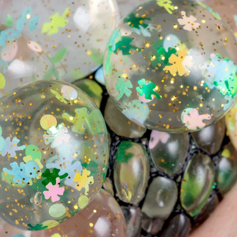 Confetti Squishy Mesh Ball-Confetti Squishy Mesh Ball