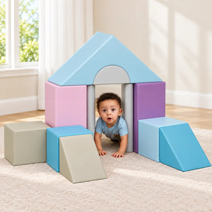 Construction Soft Play Set exact 11-piece lifestyle image 3