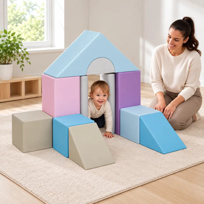 Construction Soft Play Set exact 11-piece lifestyle image 8