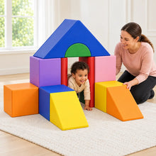 Construction Soft Play Set exact 11-piece lifestyle image 1