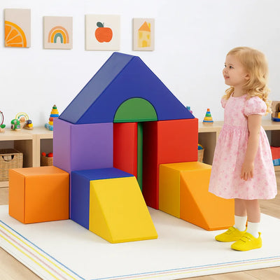 Construction Soft Play Set-Construction Soft Play Set