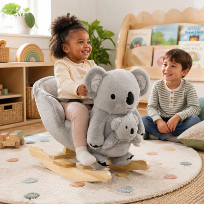 Koala Plush Rocking Toy with Glove Puppet