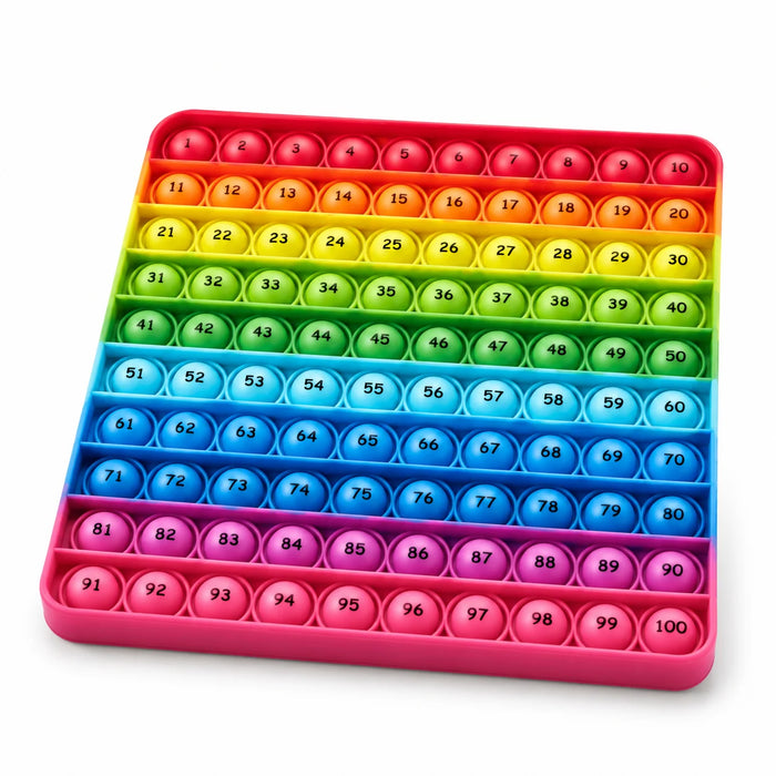 Hundred Board Sensory Bubble Popper