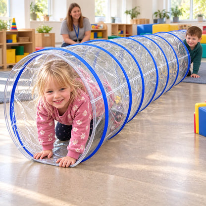 Clear Outdoor Crawling Tunnel