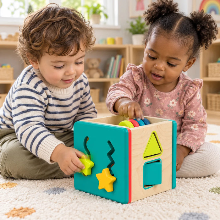 Fisher-Price Wooden Activity Cube