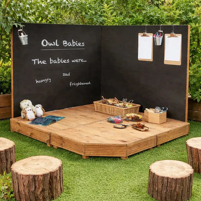 Corner Stage And Chalkboards-Corner Stage And Chalkboards