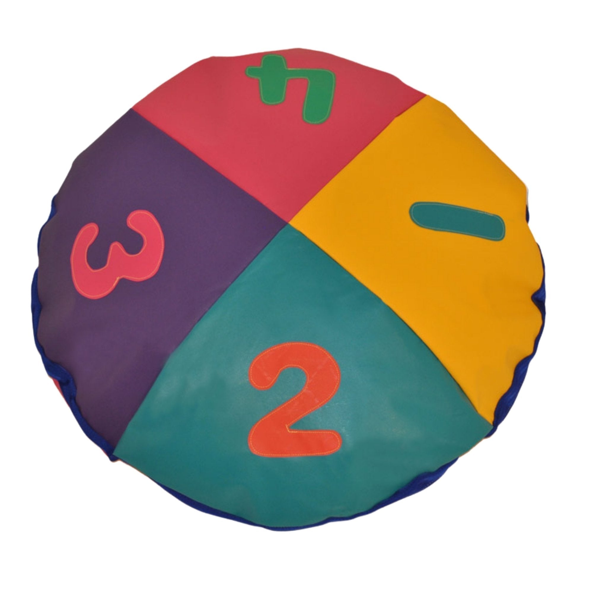 Cosy Round Number Cushion, Introducing the Cosy Round Number Cushion, a delightful fusion of comfort, fun, and learning crafted perfectly for young minds and little explorers. This meticulously handcrafted piece is not just a bean bag; it's a vibrant learning tool that encourages children to delve into the world of numbers in the most comfortable setting. Handmade with love and precision in the UK, the cushion promises quality, durability, and endless fun for your little ones. Here's why the Cosy Round Numb