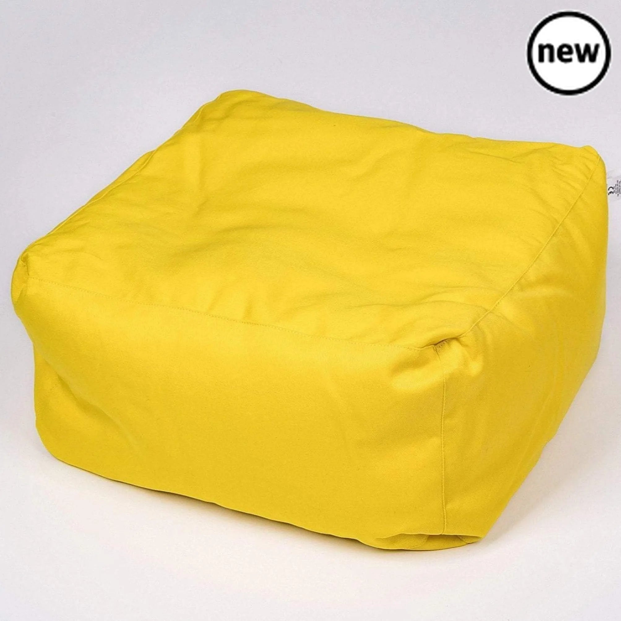 Cotton Square Poufs Set Of 12-Cotton Square Poufs Set Of 12