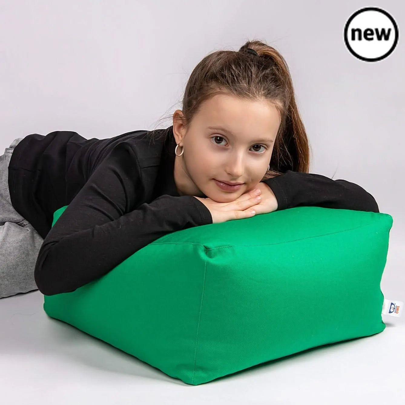 Cotton Square Poufs Set Of 12-Cotton Square Poufs Set Of 12