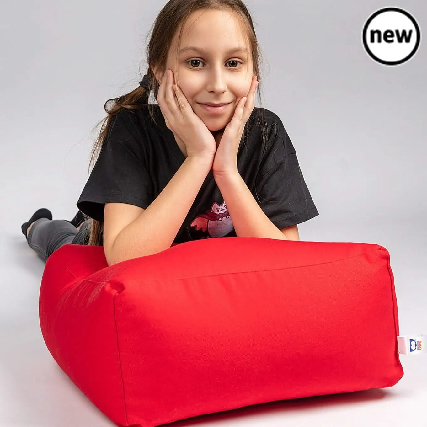 Cotton Square Poufs Set Of 12-Cotton Square Poufs Set Of 12
