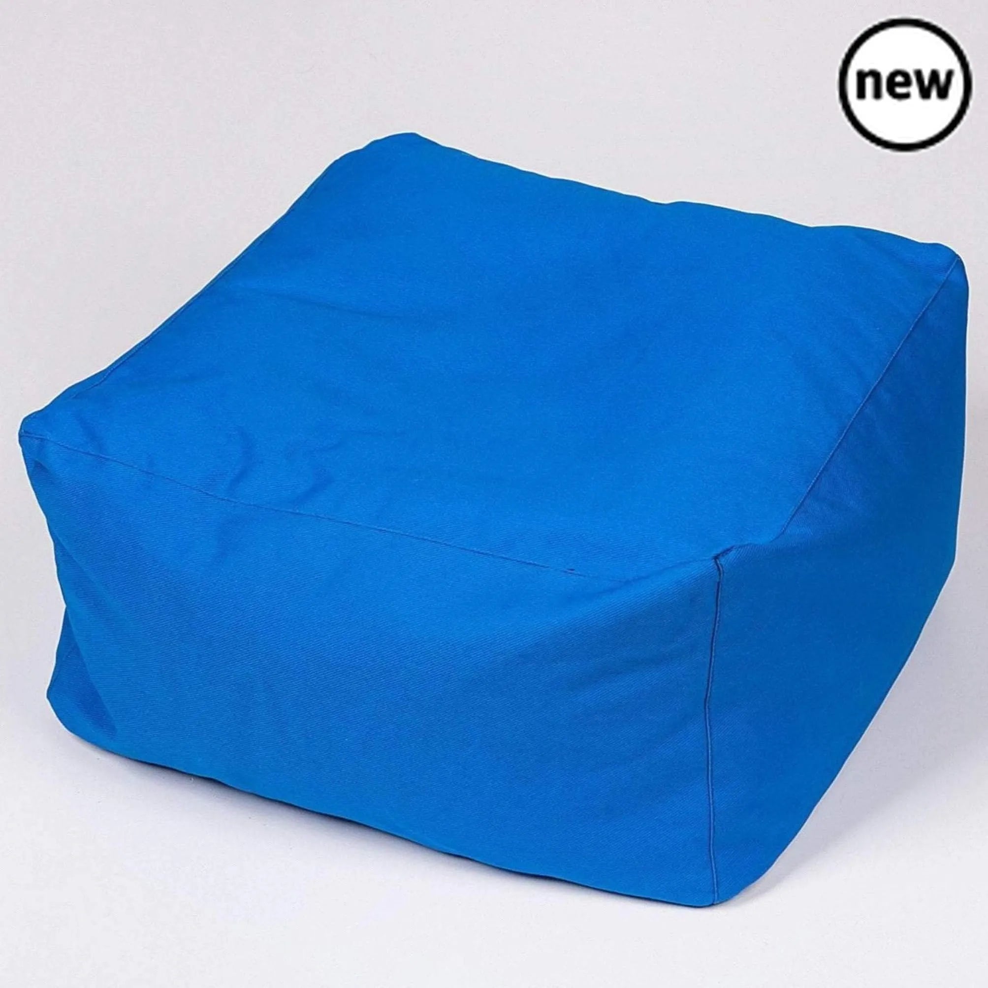 Cotton Square Poufs Set Of 12-Cotton Square Poufs Set Of 12
