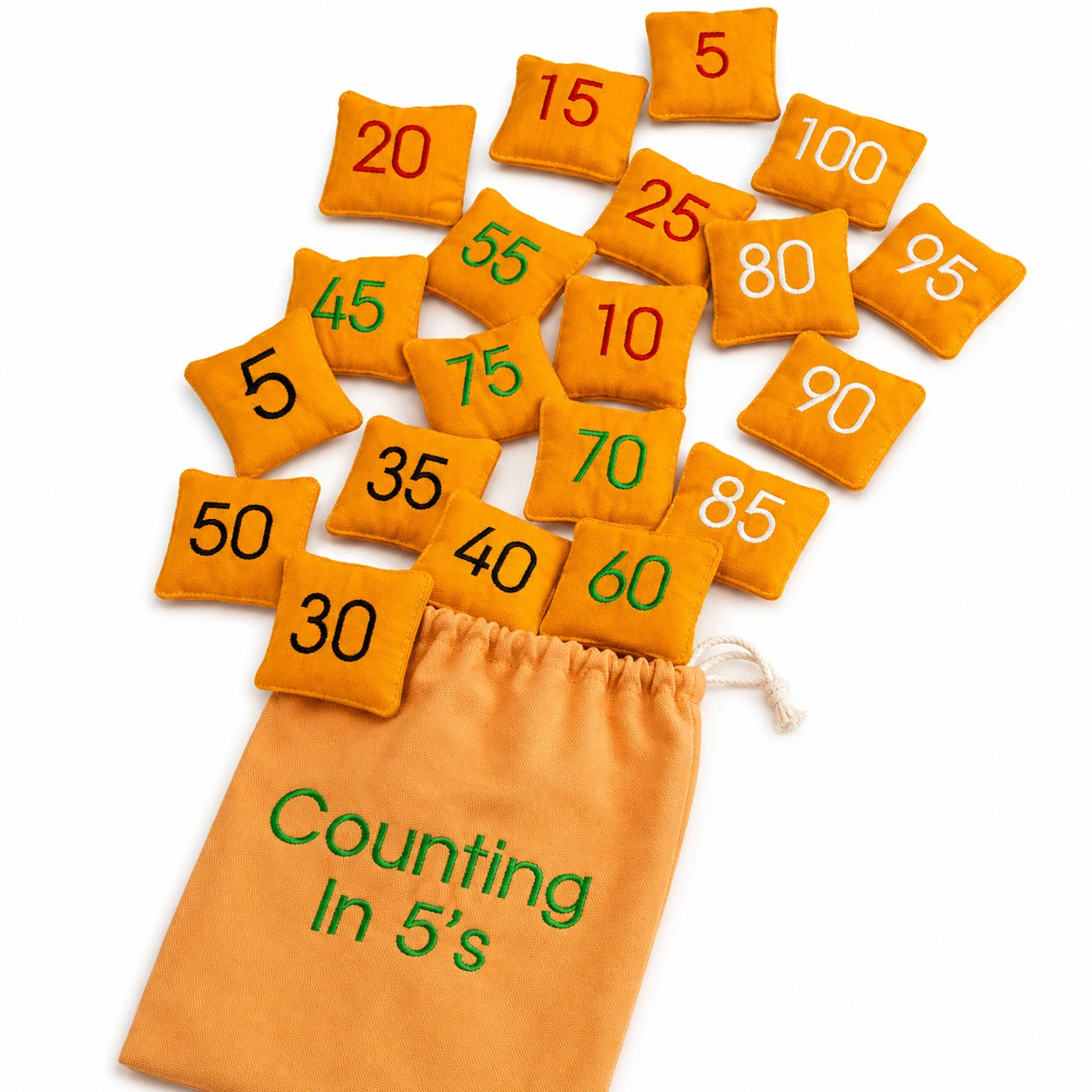 Counting In 5s Bean Bags-Counting In 5s Bean Bags