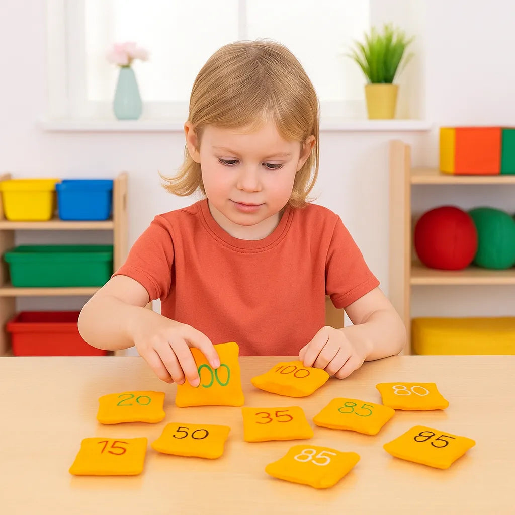 Counting In 5s Bean Bags-Counting In 5s Bean Bags