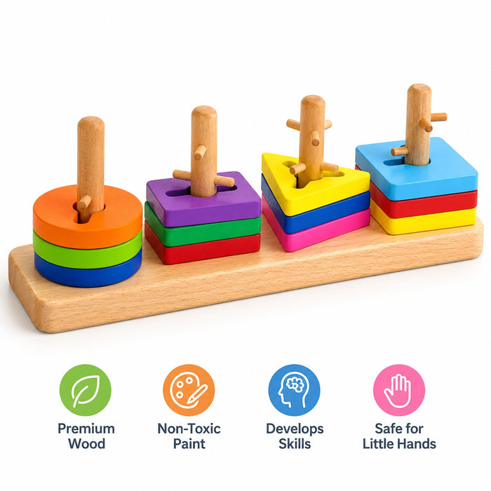 Creative Shapes Stacking Puzzle-Creative Shapes Stacking Puzzle